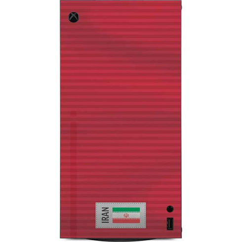 Iran Soccer Flag XBox Series X Digital Edition Console Skin
